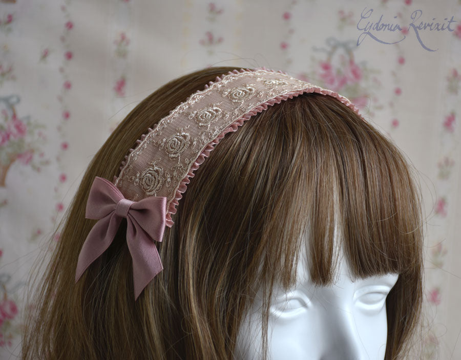 Nostalgic Rose Lace Headdress