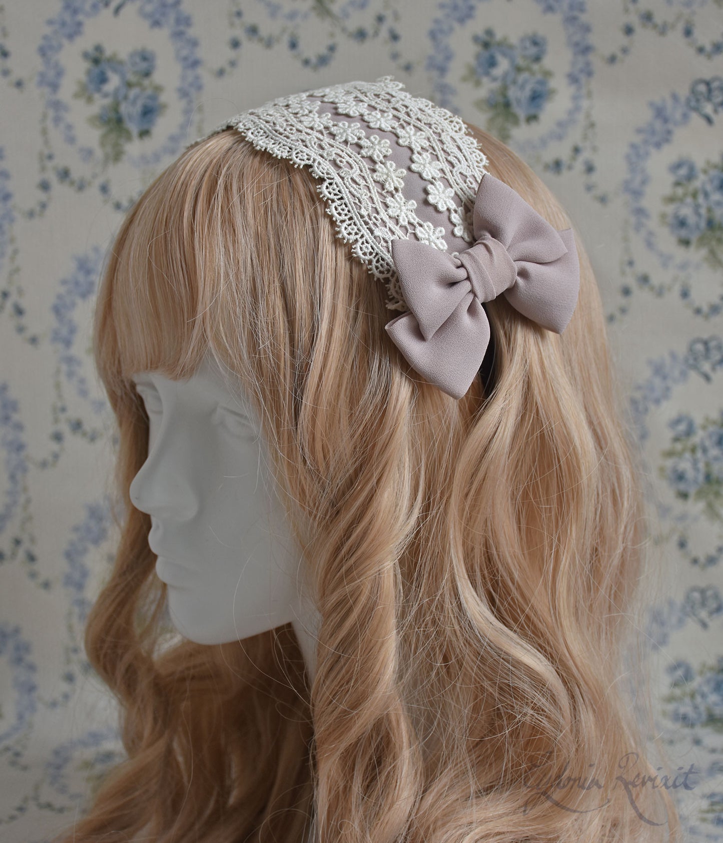 (Coming Soon) Ripple Flower Lace Headdress