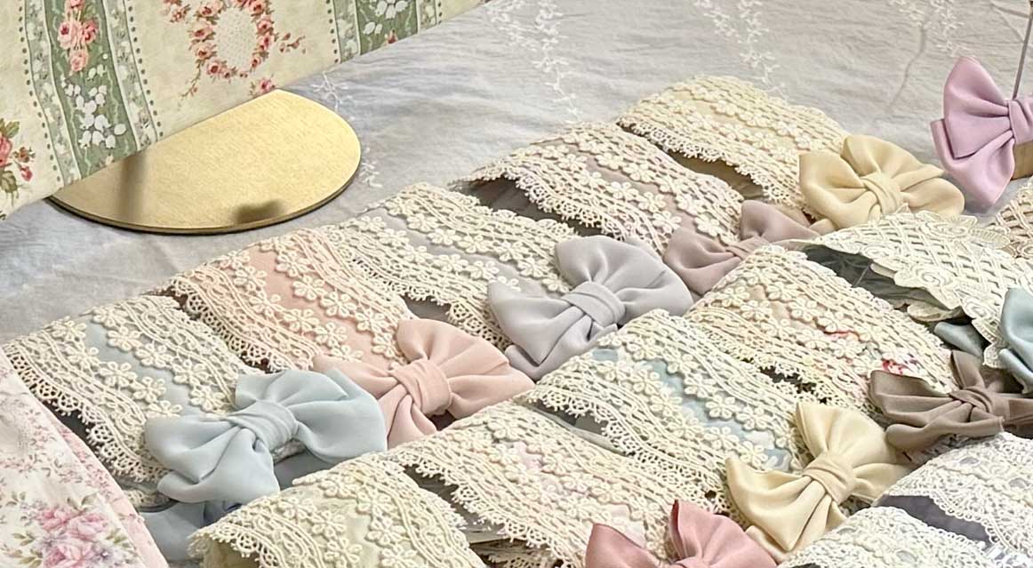 Ripple Flower Lace Headdress