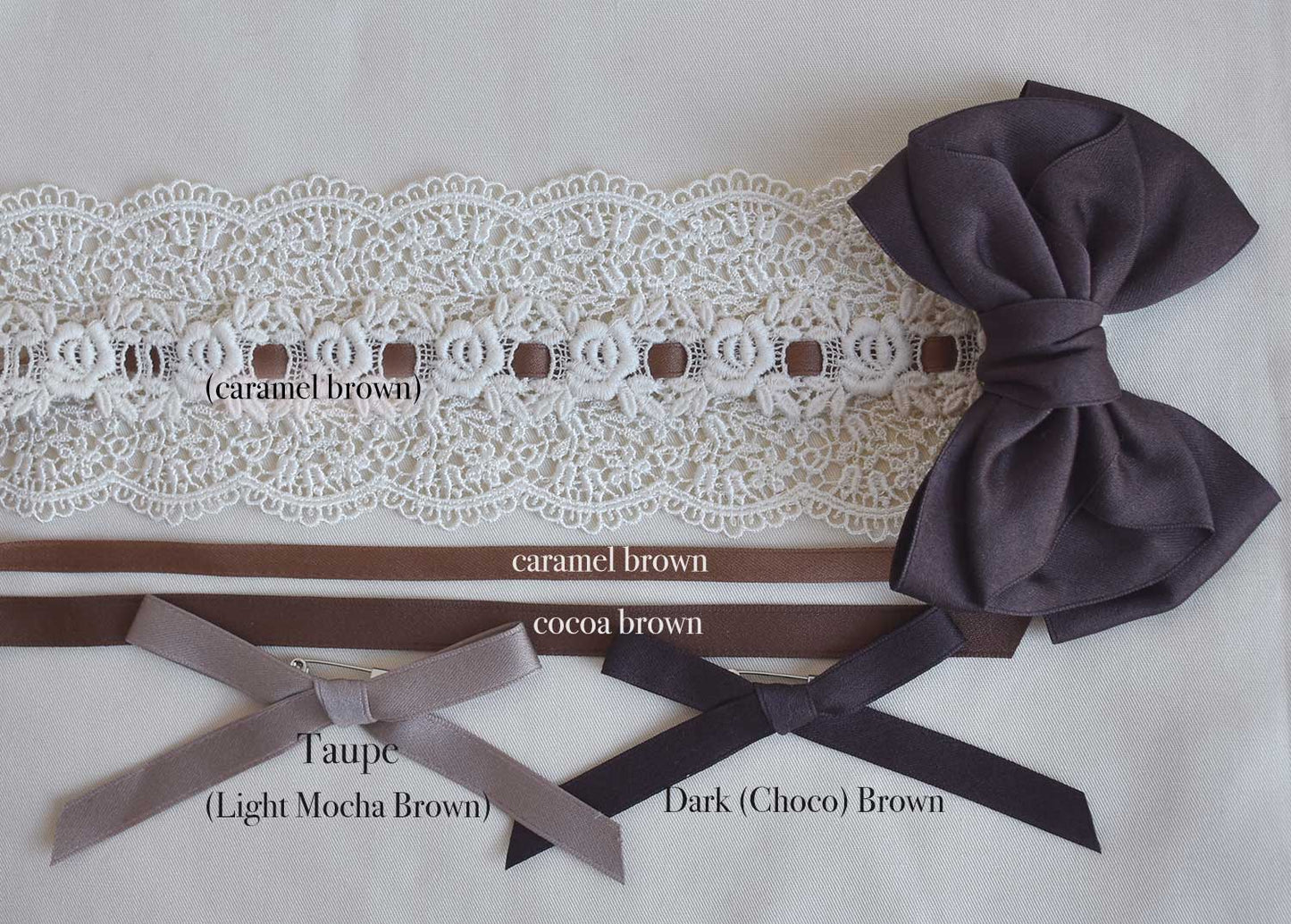 [Preorder] MTO Rocaille Ribbon Lace Headdress