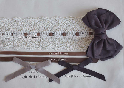 [Preorder] MTO Rocaille Ribbon Lace Headdress