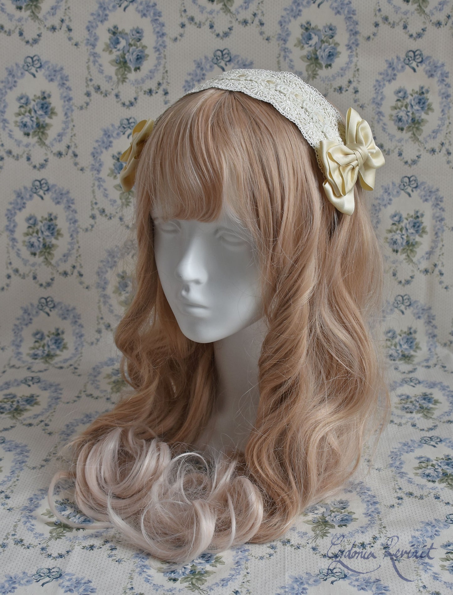 [Cydonia Revixit × Reverie Romantique] Rocaille Ribbon Lace Headdress