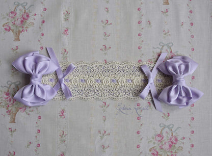 [Stock] Rocaille Ribbon Lace Headdress