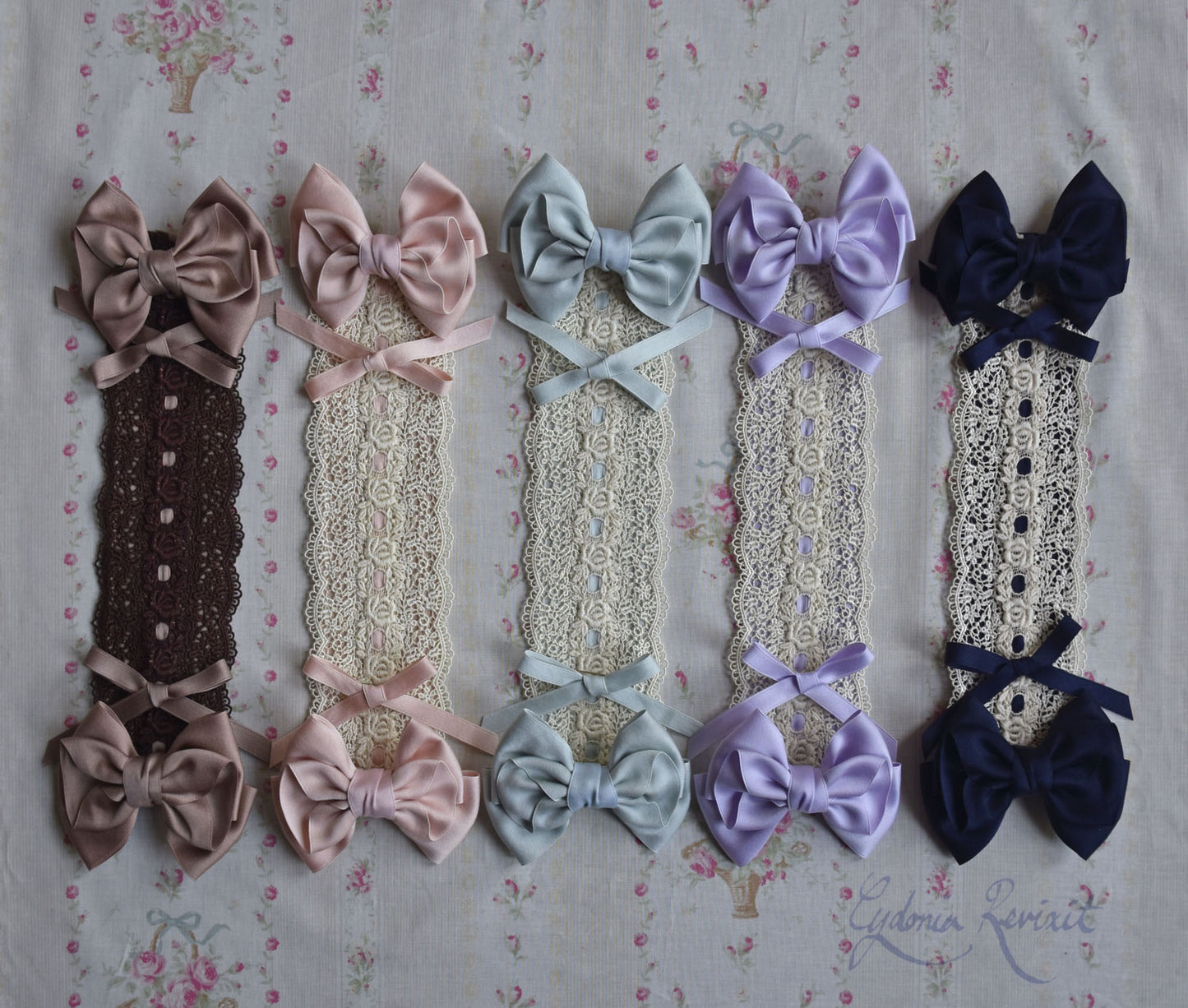 [Cydonia Revixit × Reverie Romantique] Rocaille Ribbon Lace Headdress