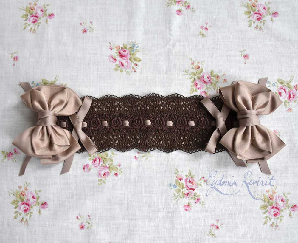 [Preorder] MTO Rocaille Ribbon Lace Headdress