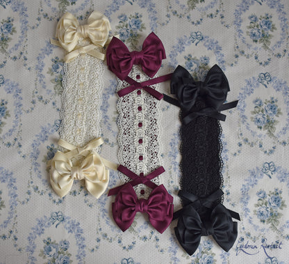 [Cydonia Revixit × Reverie Romantique] Rocaille Ribbon Lace Headdress