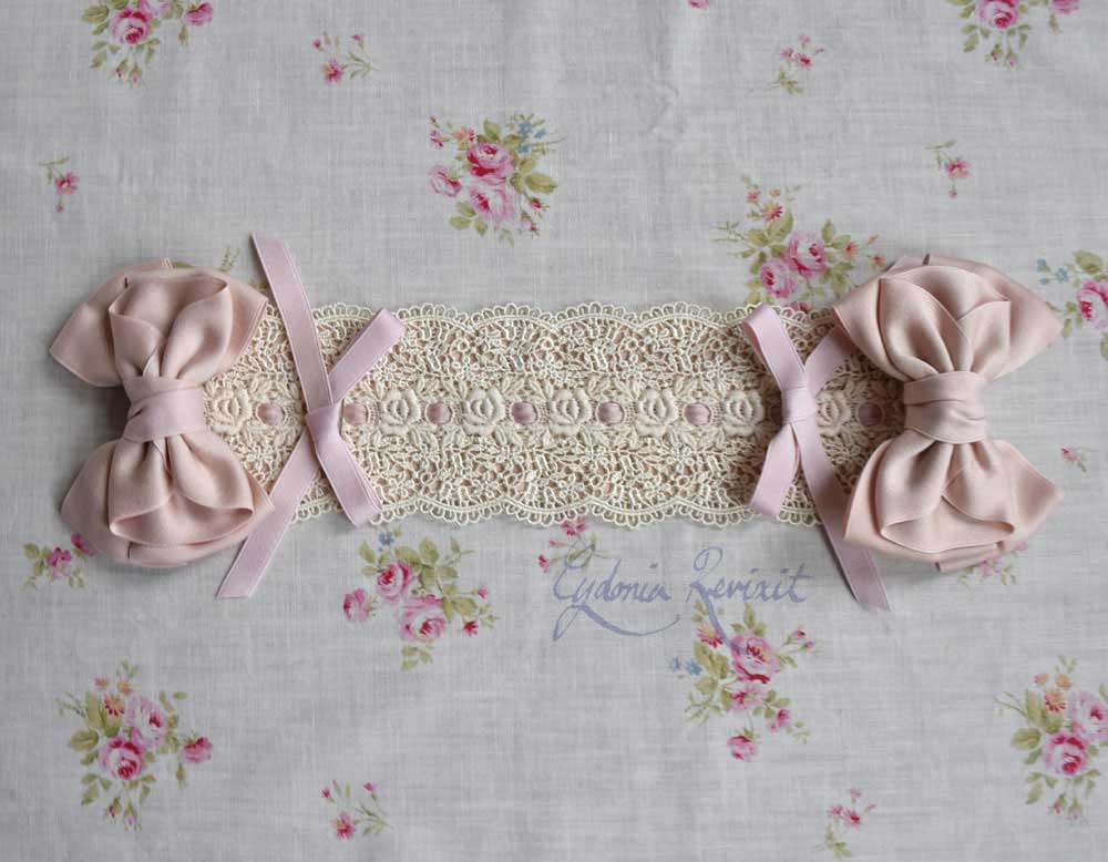 [Stock] Rocaille Ribbon Lace Headdress