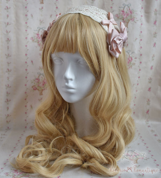 [Cydonia Revixit × Reverie Romantique] Rocaille Ribbon Lace Headdress