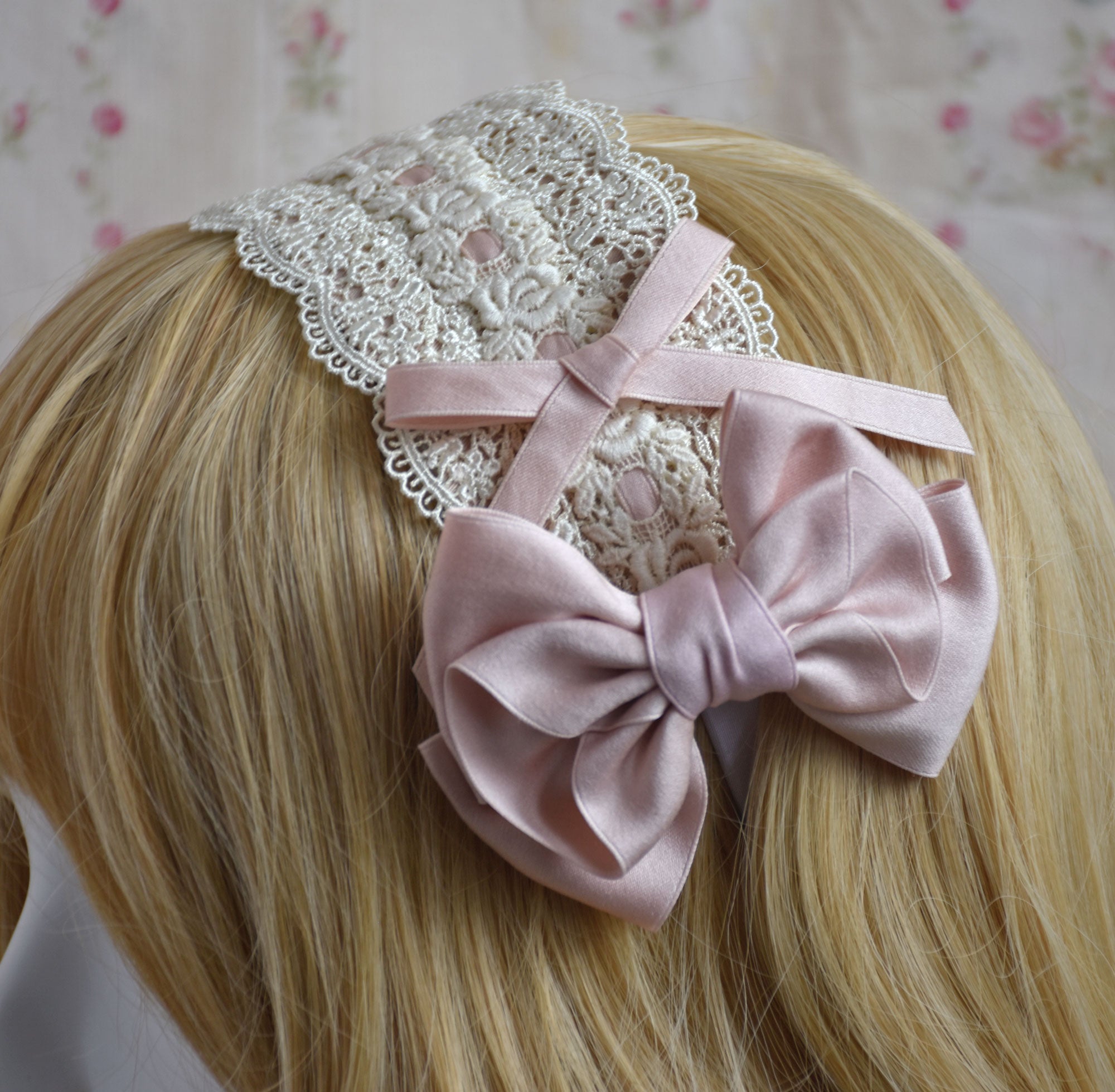 ち*ぴ様 lace ribbon head dress black depend H40444_BATILDA_DRESS_BLK_002_L