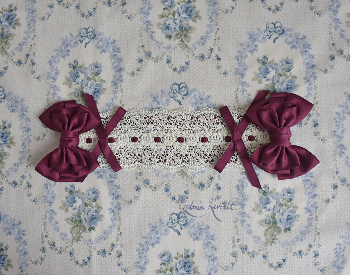 [Cydonia Revixit × Reverie Romantique] Rocaille Ribbon Lace Headdress