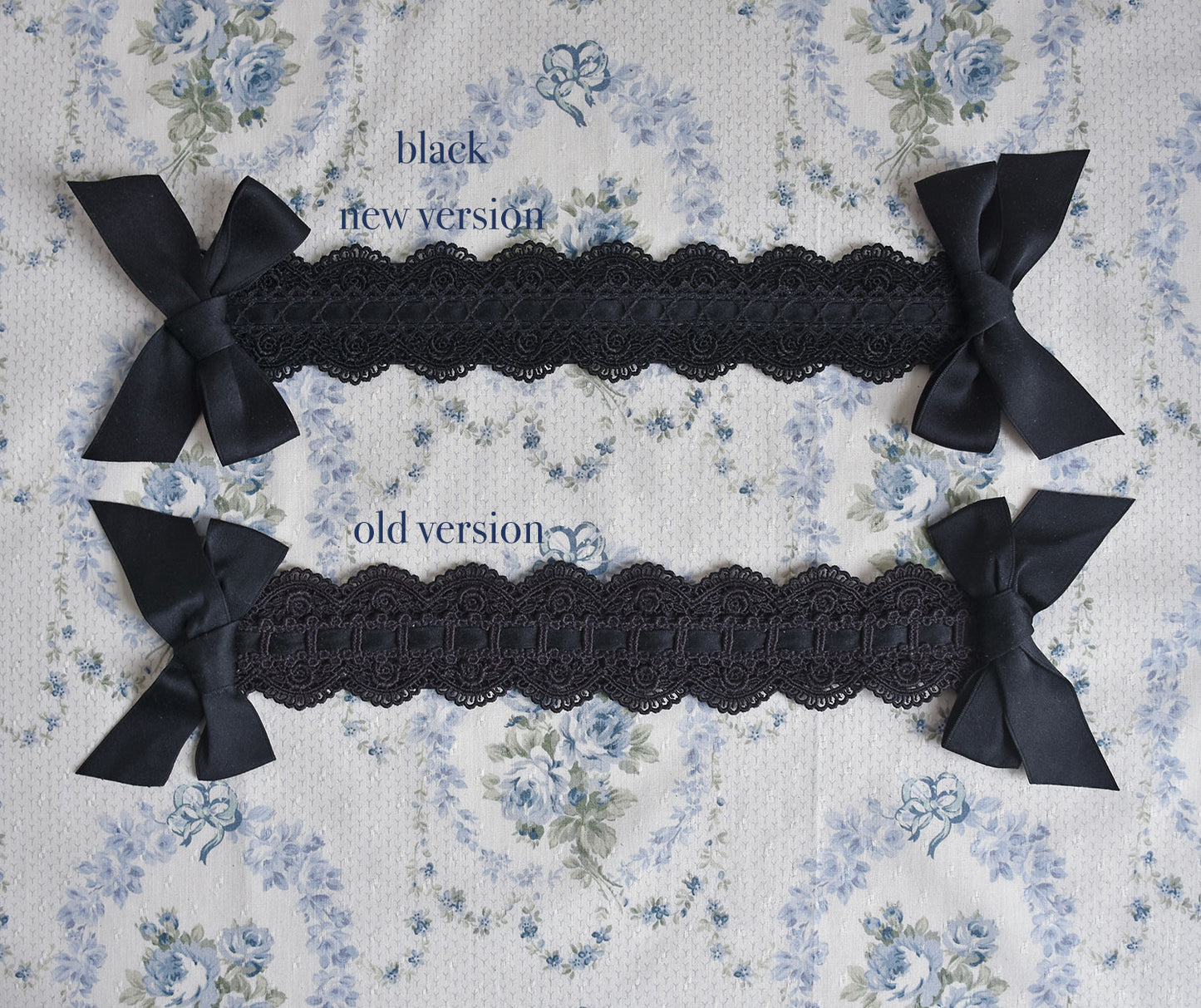 Scalloped Rose Ladder Lace Headdress