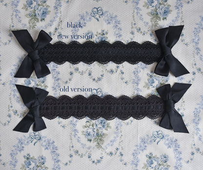 Scalloped Rose Ladder Lace Headdress