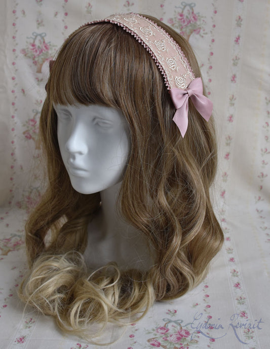 Nostalgic Rose Lace Headdress